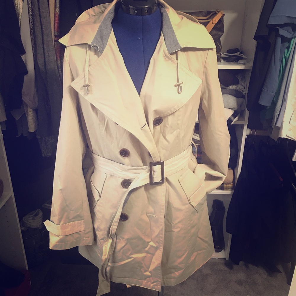 Michael Kors rain trench coat